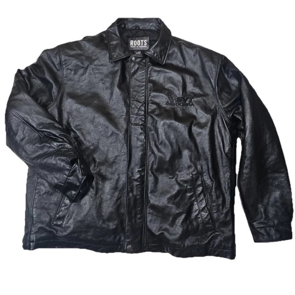 VINTAGE ROOTS 1999 SVT‎ MUSTANG COBRA Limited Edition Leather Jacket XXL EUC